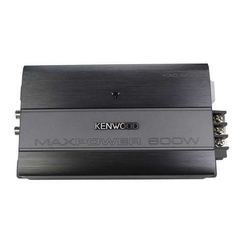 Kenwood KAC-M3004 instruction manual