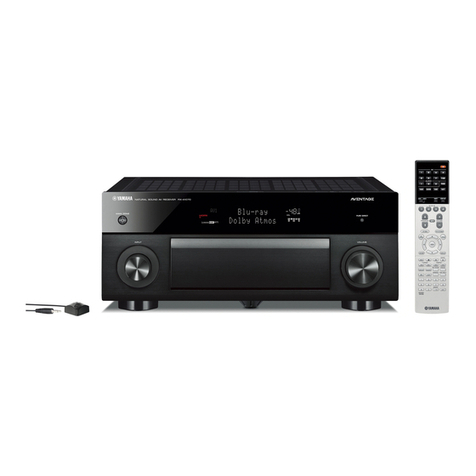 Yamaha Aventage MusicCast RX-A1070BL User manual