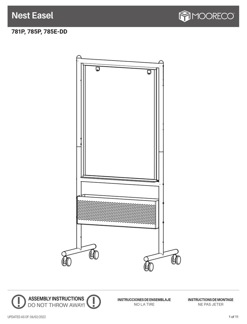 Mooreco Nest Easel 781P Assembly instructions