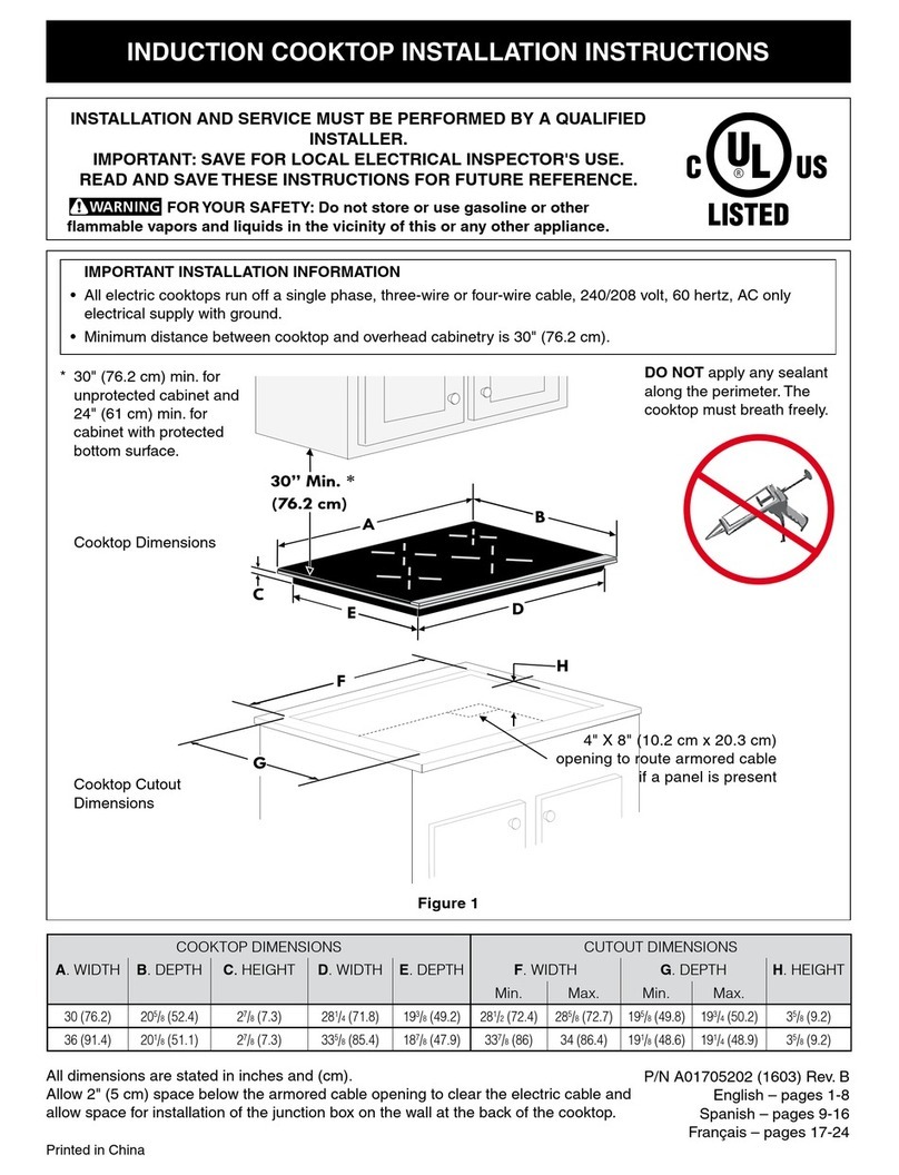 Electrolux FPIC3677RF User manual