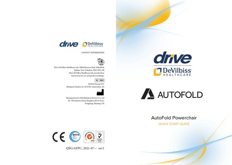 DeVilbiss Healthcare drive AutoFold User manual