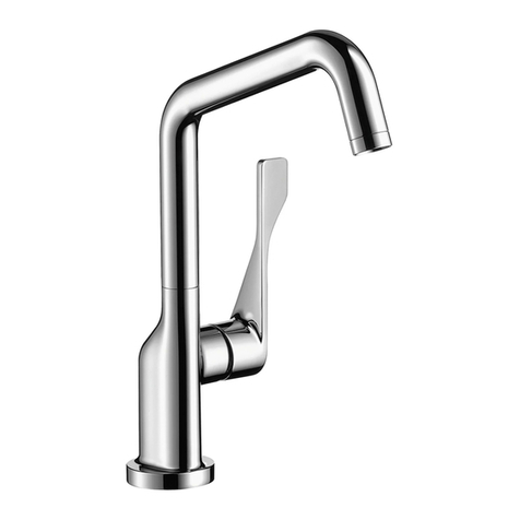 Hans Grohe AXOR Citterio 39850 Series User manual Hans Grohe AXOR Citterio 39850 Series User manual