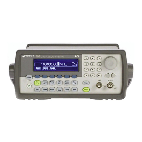 Keysight Technologies 33210A User manual Keysight Technologies 33210A User manual
