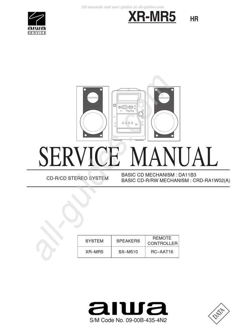 Aiwa XR-MR5 User manual