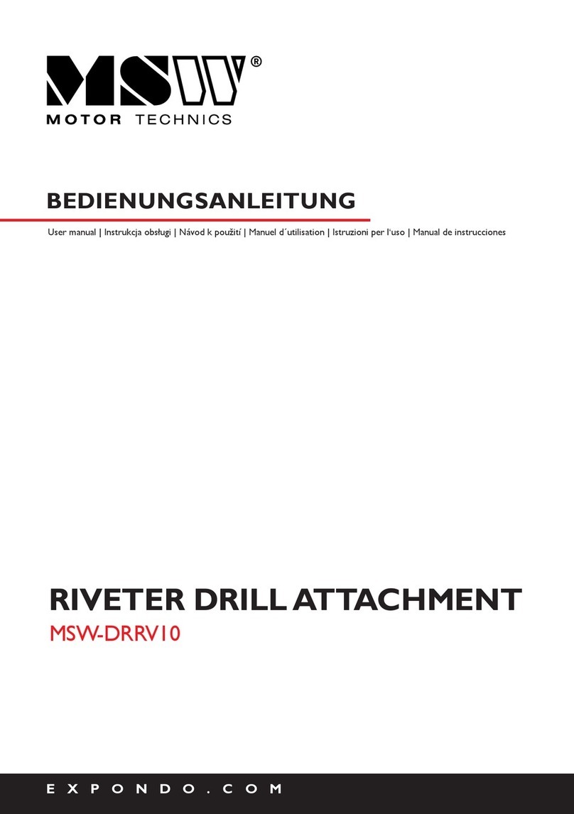 MSW Motor Technics MSW-DRRV10 User manual