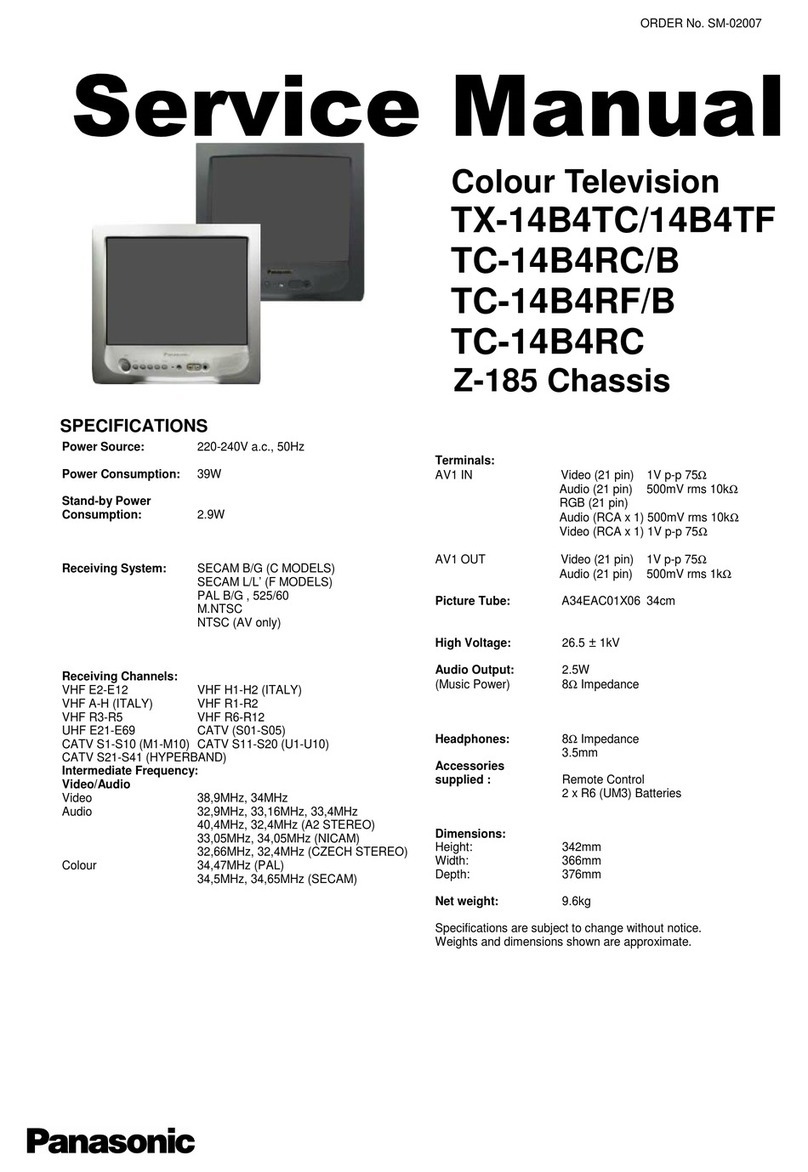 Panasonic TX-14B4TC User manual