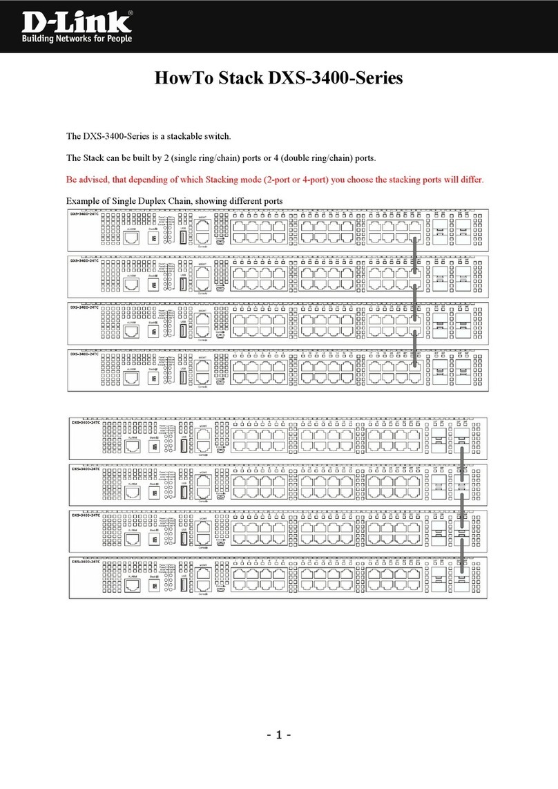 D-Link DXS-3400 SERIES User manual