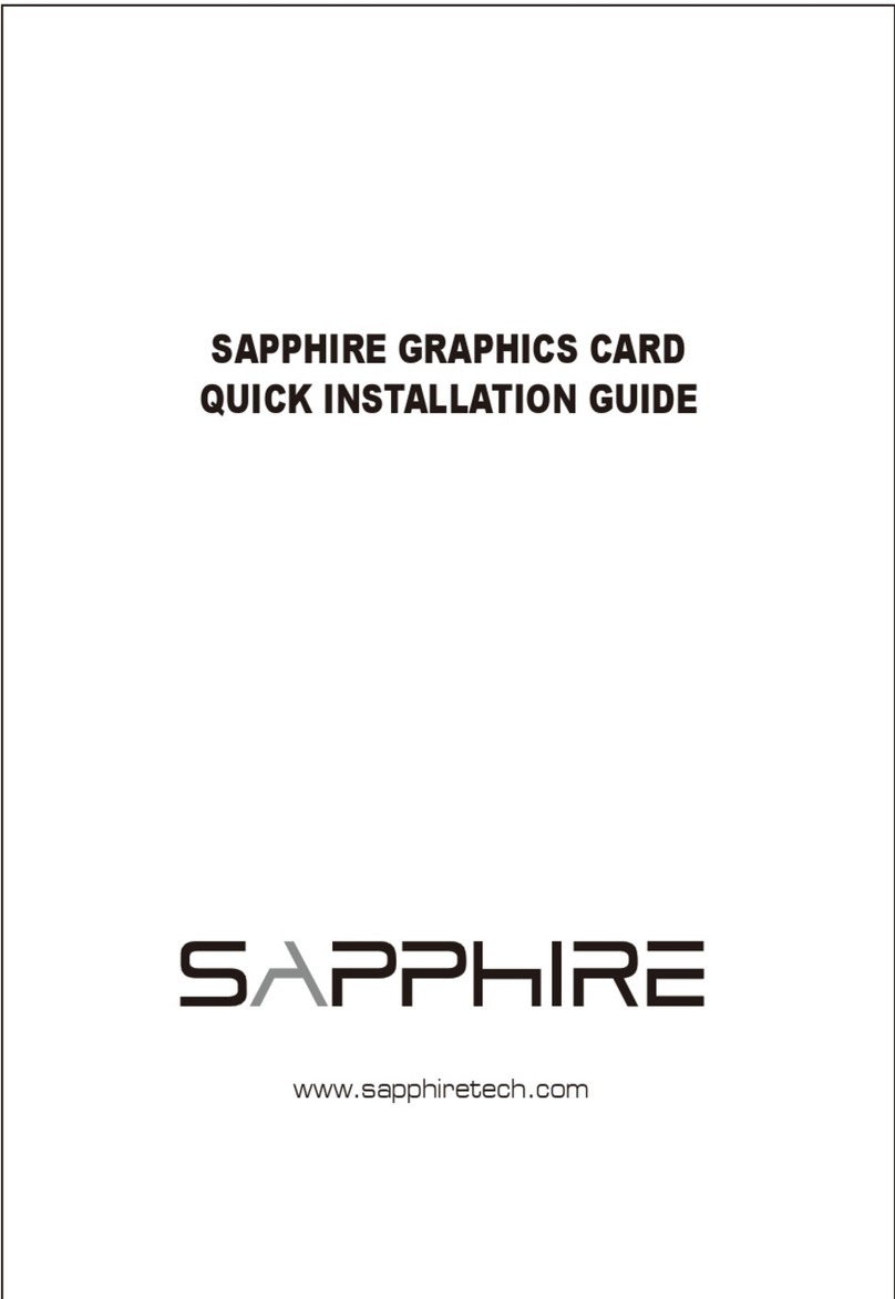 Sapphire Audio Sapphire 11265-05-20G Quick installation guide Sapphire Audio Sapphire 11265-05-20G Quick installation guide