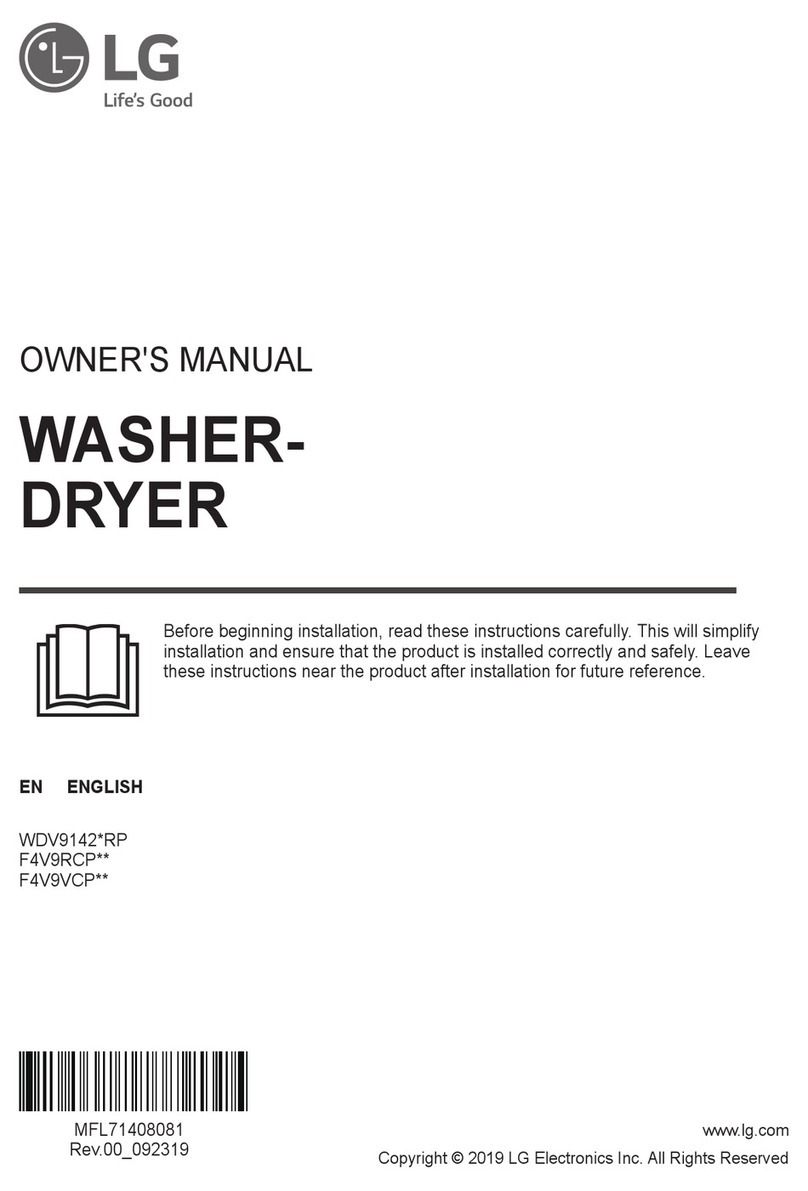 LG F4V9VCP Series User manual LG F4V9VCP Series User manual