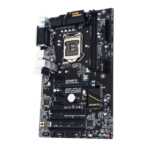 GIGA-BYTE TECHNOLOGY GA-P110-D3 user manual