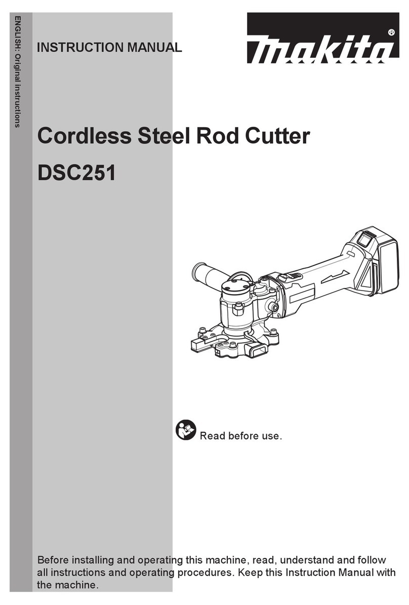 Makita DSC251ZK User manual