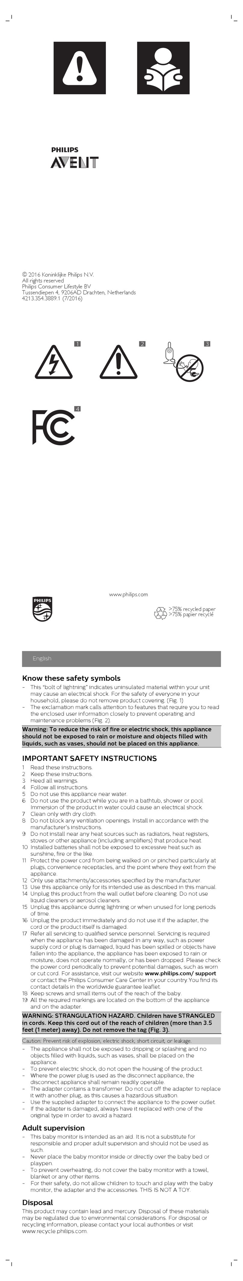 Philips AVENT SCD620/78 User manual Philips AVENT SCD620/78 User manual