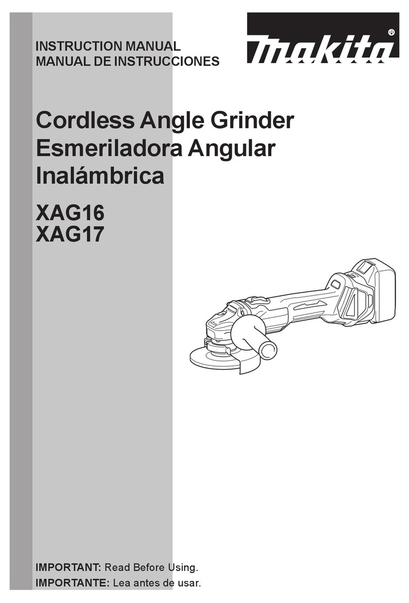 Makita XAG16 User manual