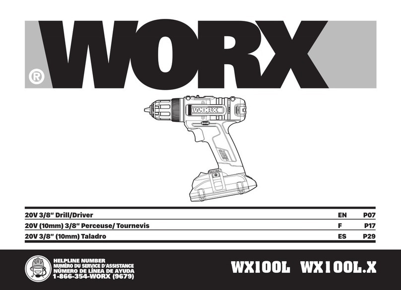 Worx WX100L User manual Worx WX100L User manual