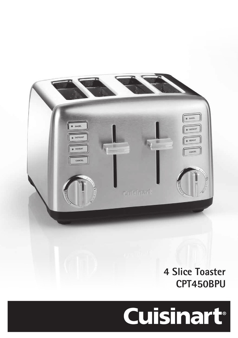 Cuisinart CPT450BPU quick start guide