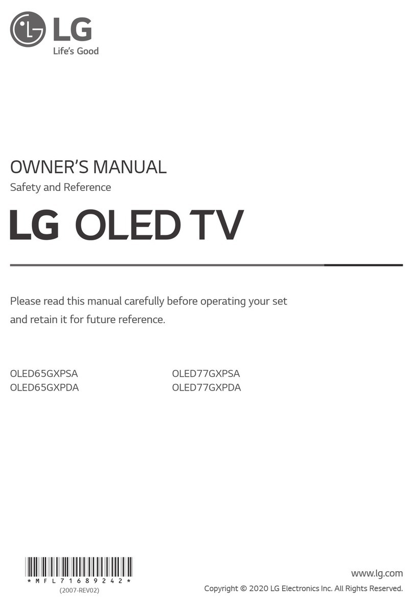 LG OLED65GXPDA User manual