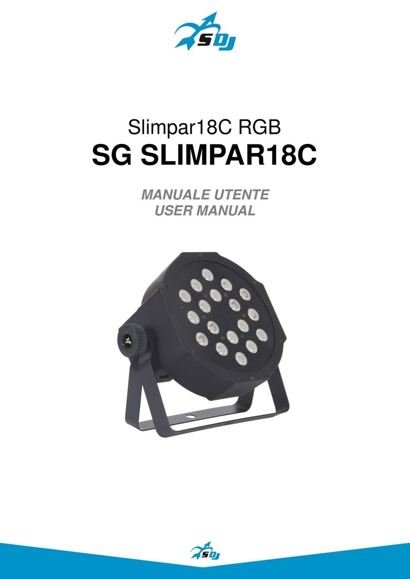 SDJ SG SLIMPAR18C User manual SDJ SG SLIMPAR18C User manual