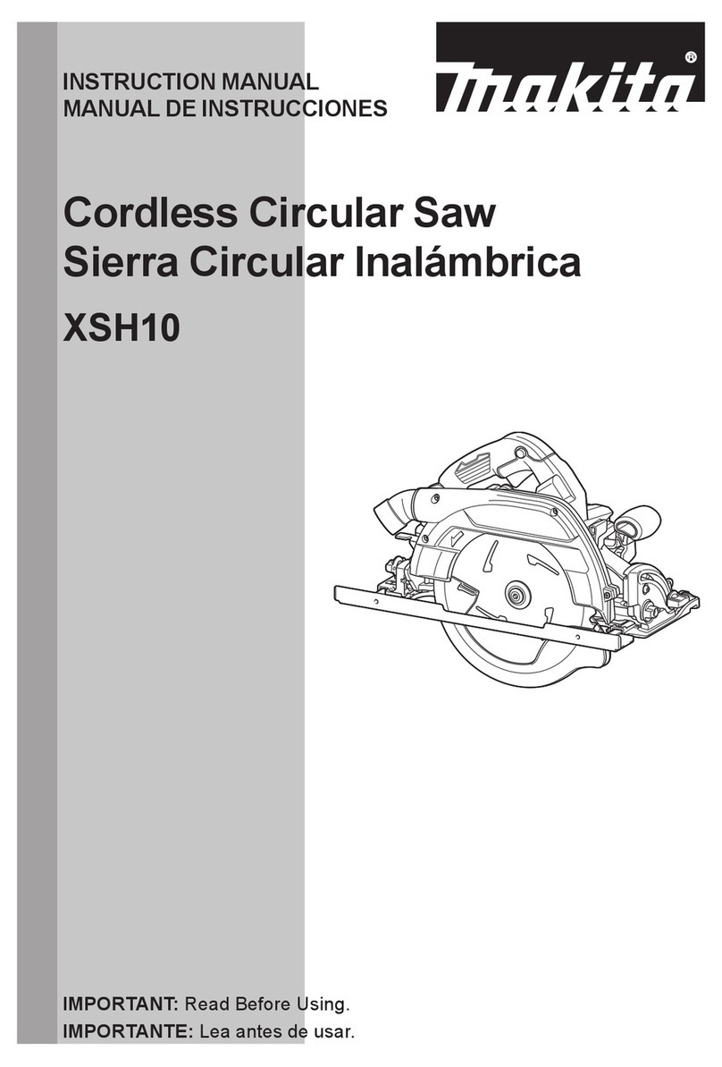 Makita XSH10 User manual