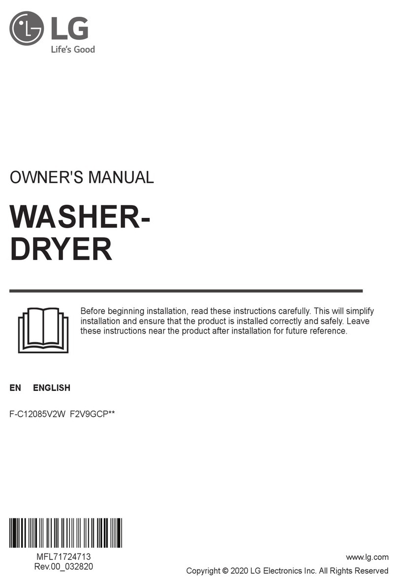 LG F2V9GCP Series User manual