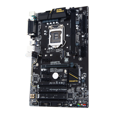 GIGA-BYTE TECHNOLOGY GA-H110-D3 user manual