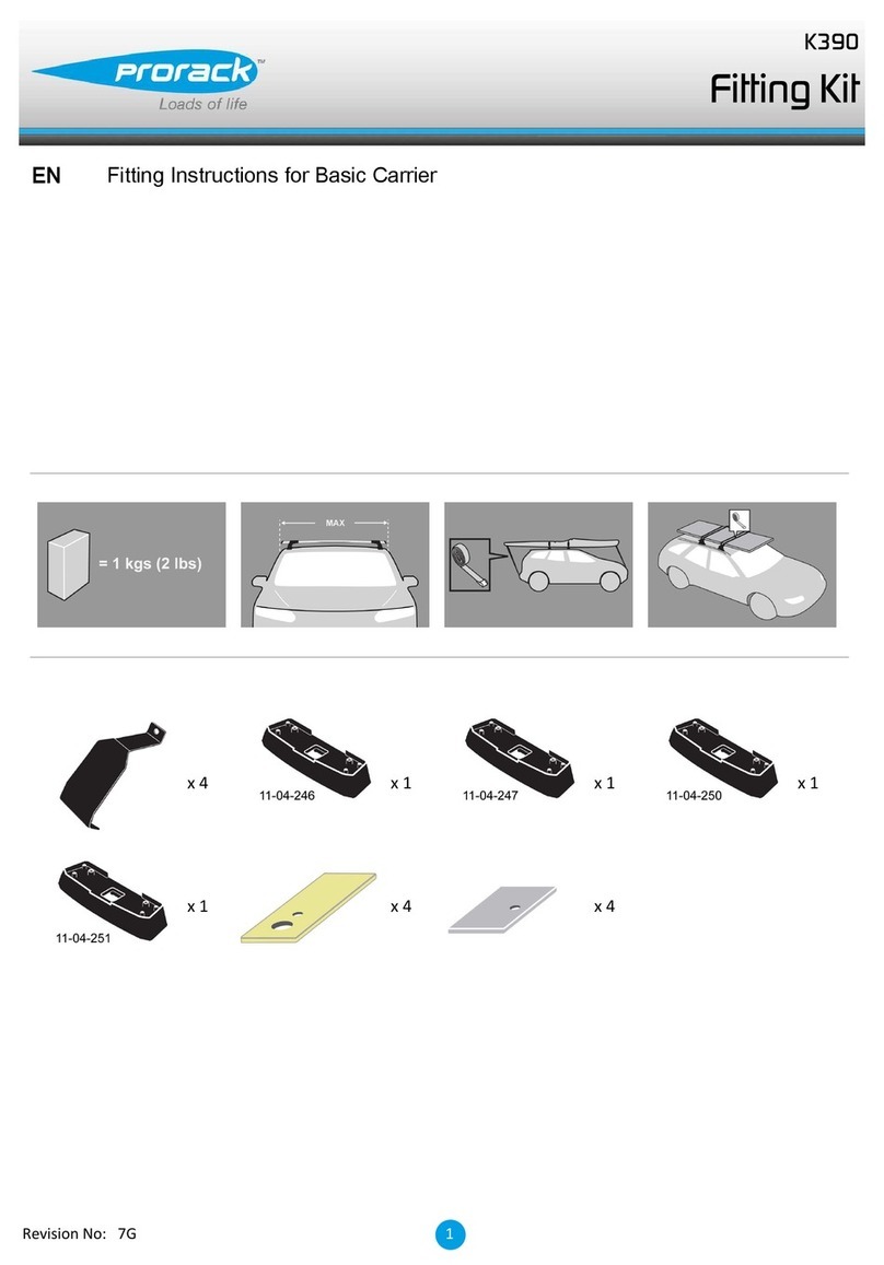 Whispbar K390 Fitting instructions