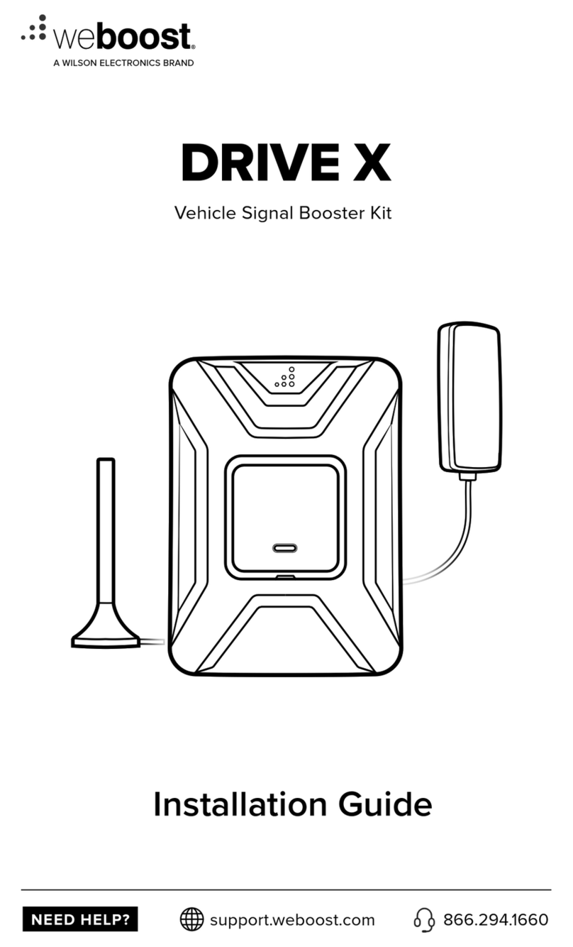 Wilson Electronics weBoost DRIVE X 475021R installation guide