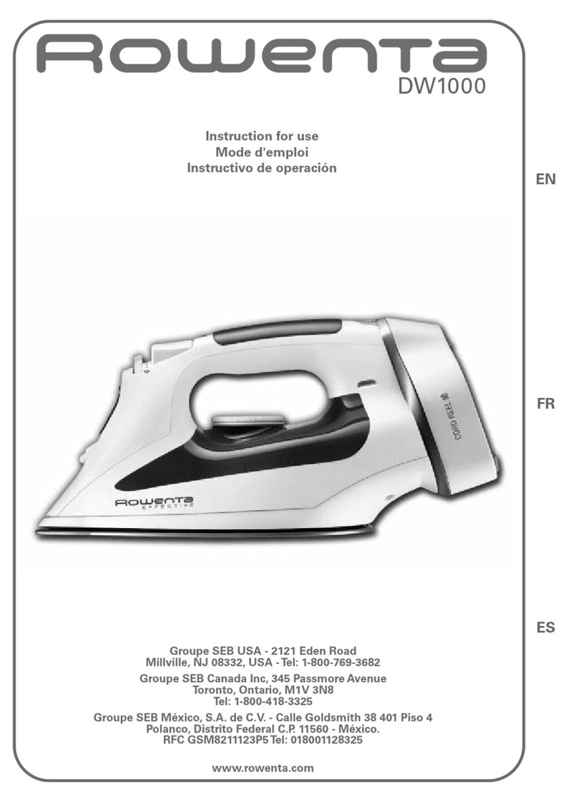 Rowenta EFFECTIVE CORD REEL DW1072U5 Instructions for use