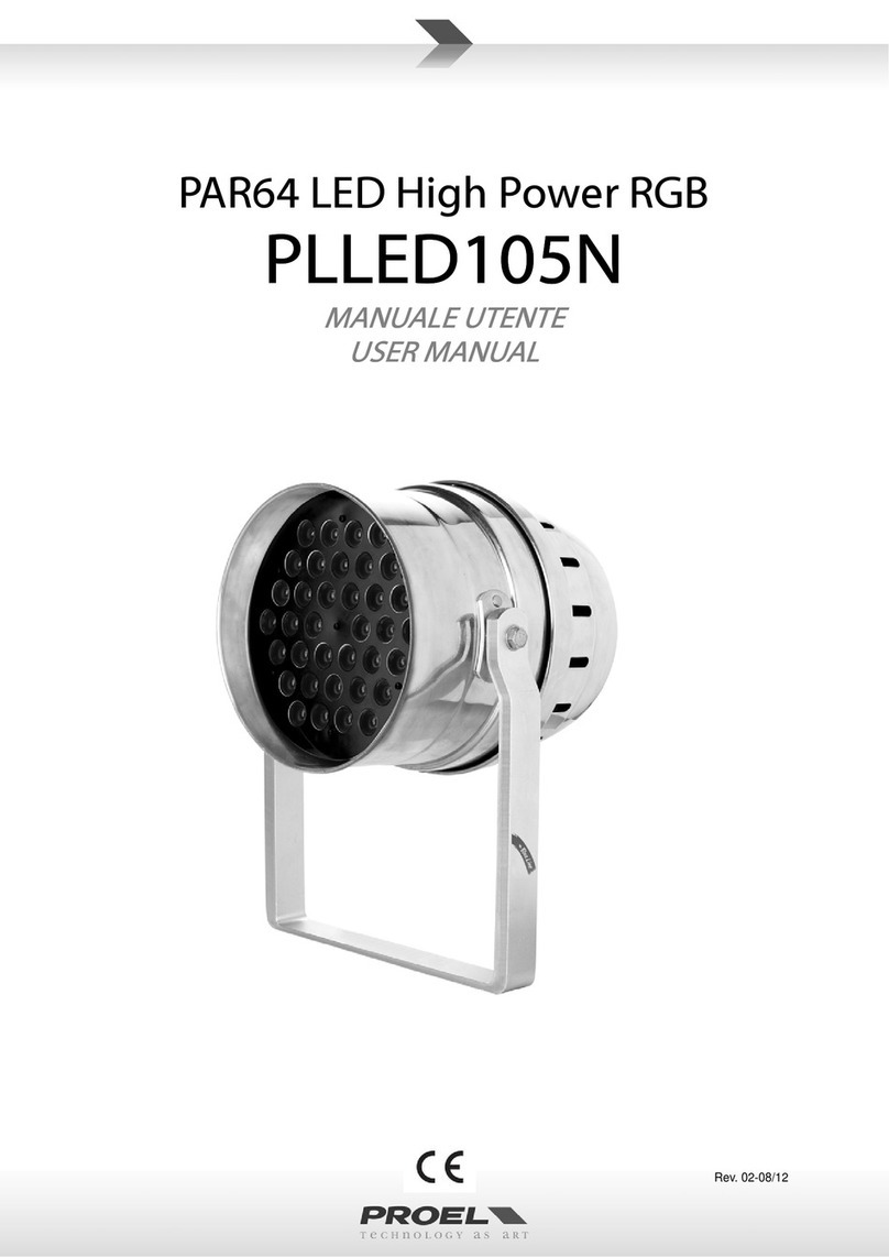 PROEL PLLED105N user manual