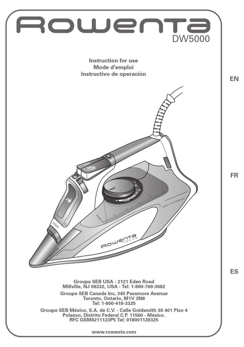 Rowenta Focus II DW5085U5 User manual