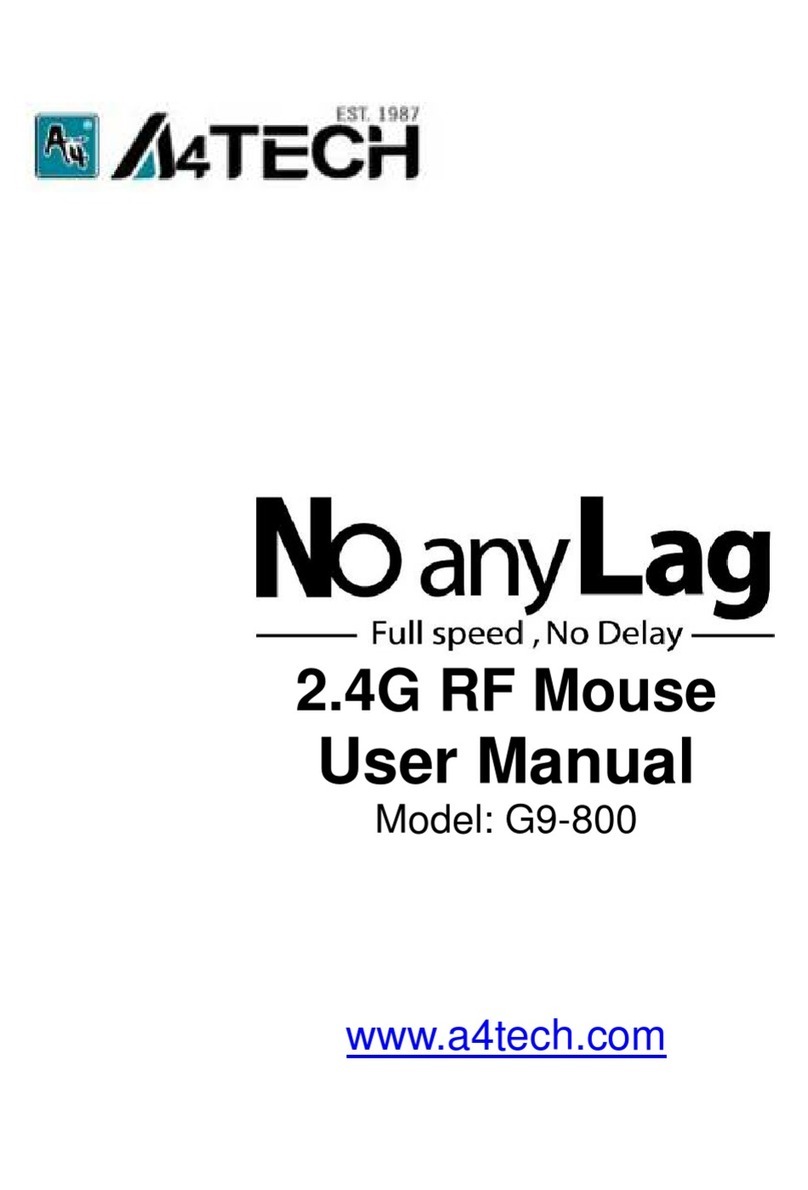 A4Tech G9-800 User manual