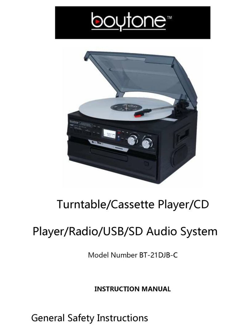 boytone BT-21DJB-C User manual