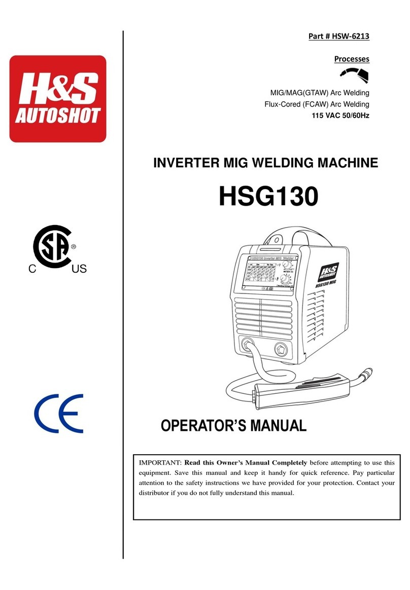 H&S AUTOSHOT HSW-6213 Operator's manual