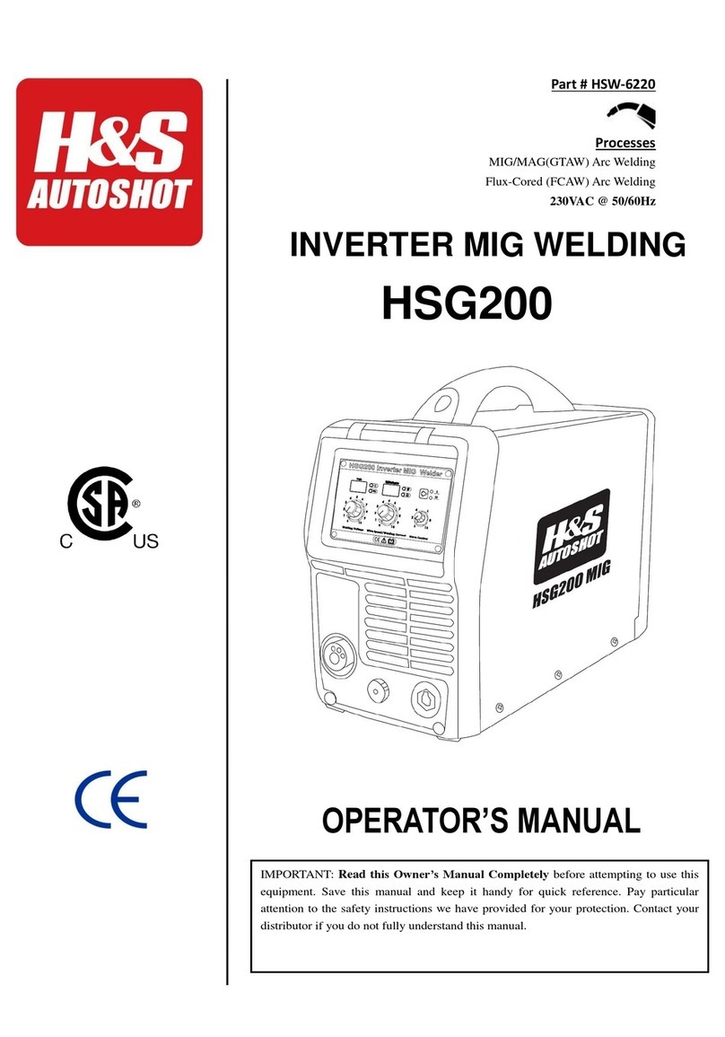 H&S AUTOSHOT HSW-6220 Operator's manual