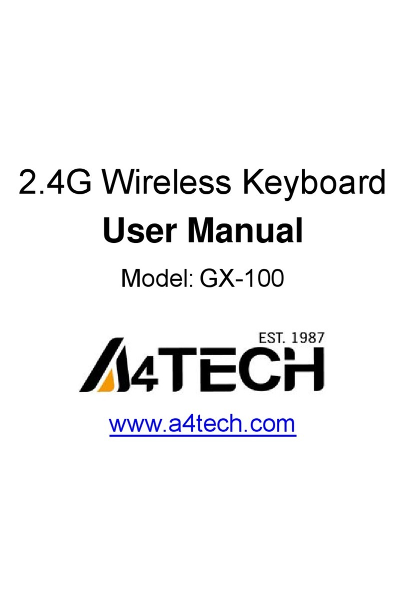 A4Tech GX-100 User manual