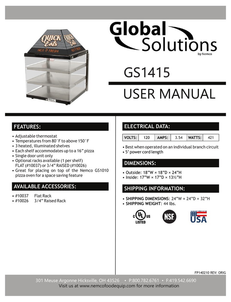 Nemco Global Solutions GS1415 user manual Nemco Global Solutions GS1415 user manual