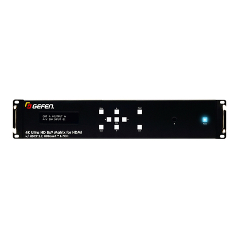 Gefen GEF-UHD-89-HBT2 User manual Gefen GEF-UHD-89-HBT2 User manual