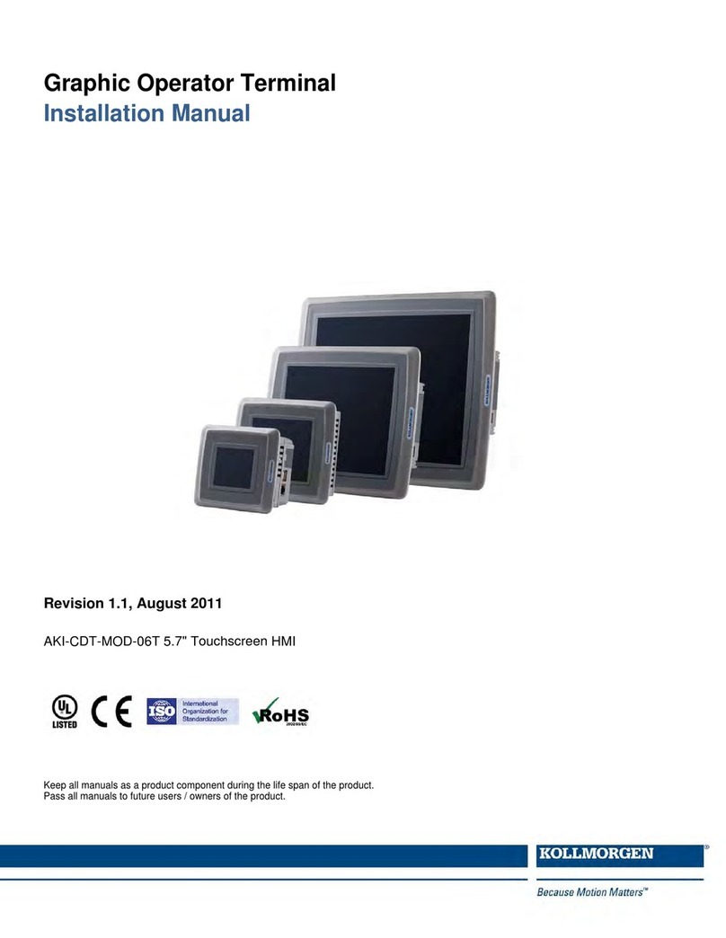 Kollmorgen AKI-CDT-MOD-06T User manual