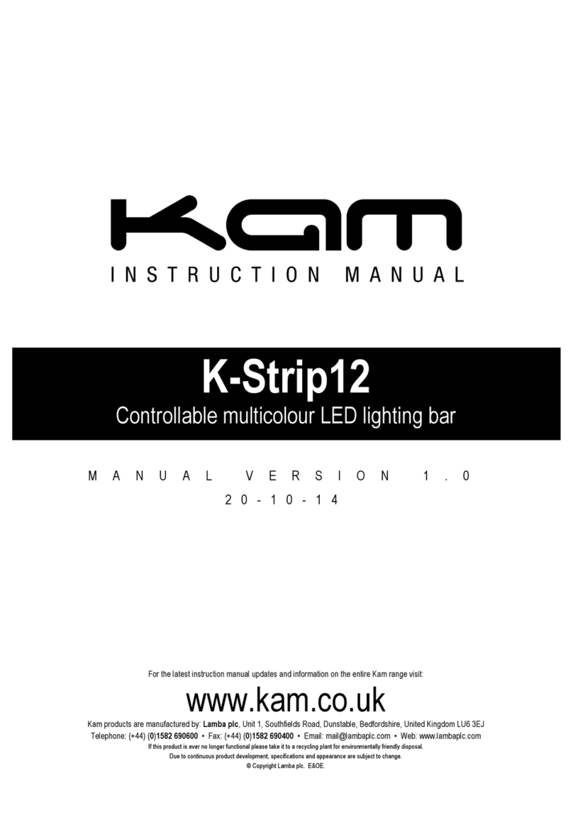 KAM K-Strip12 User manual