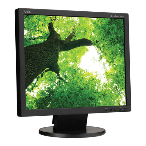 NEC AccuSync AS172-BK User manual NEC AccuSync AS172-BK User manual