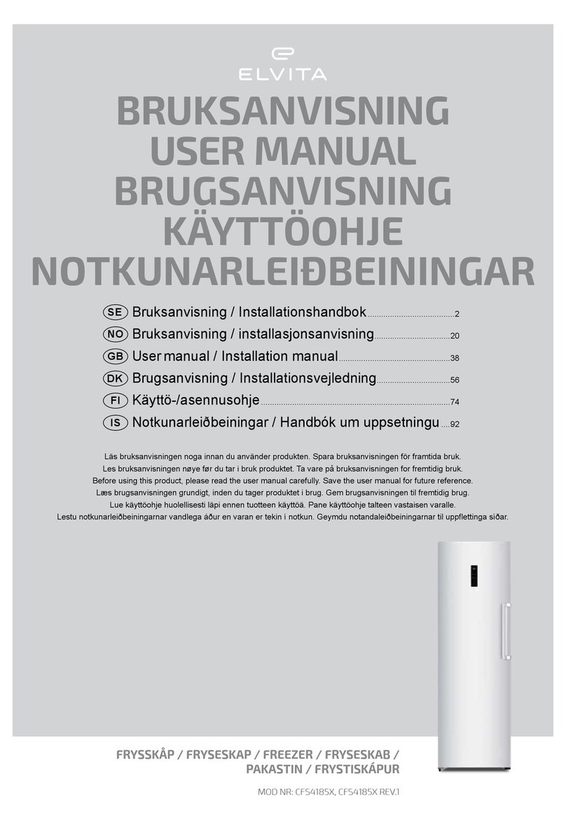 elvita CFS4185X User manual