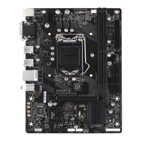 Gigabyte GA-B250M-D2V user manual Gigabyte GA-B250M-D2V user manual