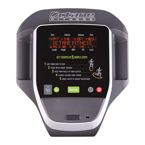 Octane Fitness ZERO RUNNER ZR7000 Console Guide & Set-Up Instructions