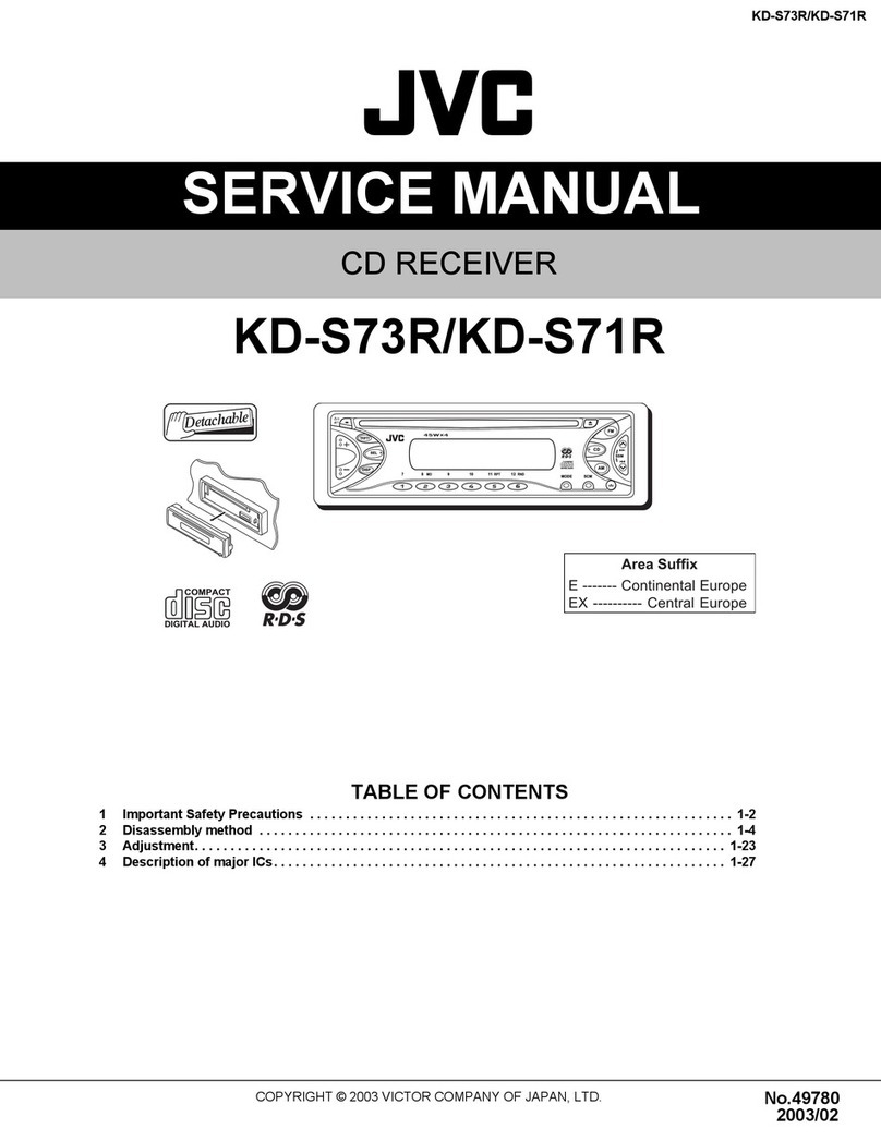 JVC KD-S73R User manual JVC KD-S73R User manual