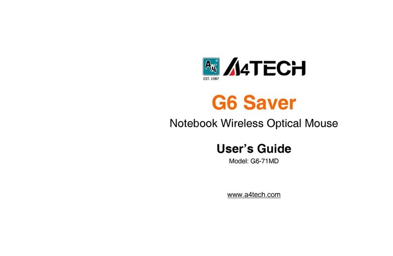 A4Tech G6 Saver G6-71MD User manual
