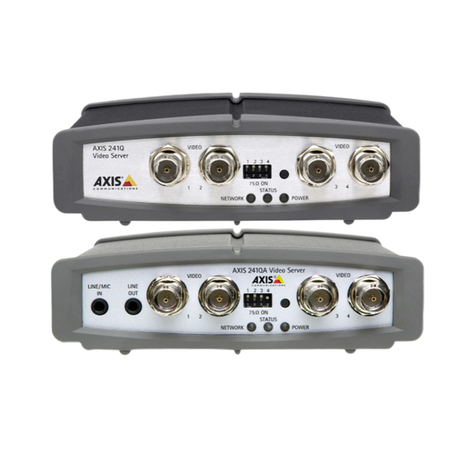 Axis 242S user manual