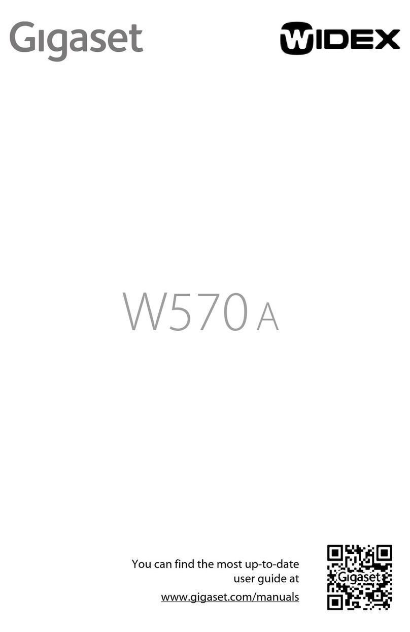 Gigaset WIDEX W570A manual