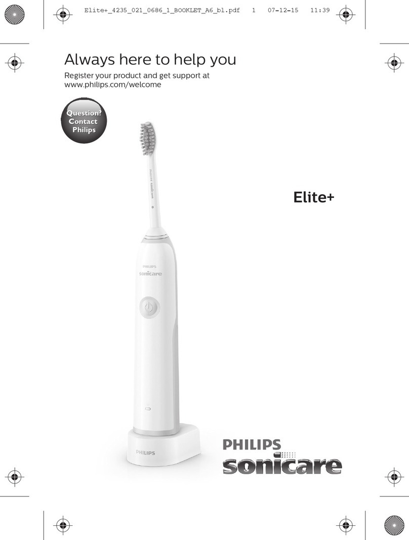 Philips Elite+ sonicare HX3285/06 User manual Philips Elite+ sonicare HX3285/06 User manual