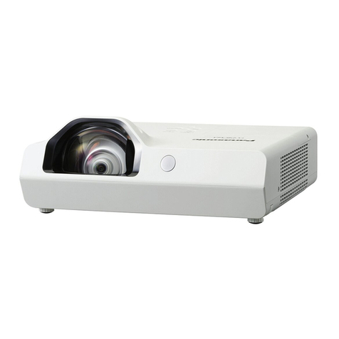 Panasonic PT-TX340 User manual