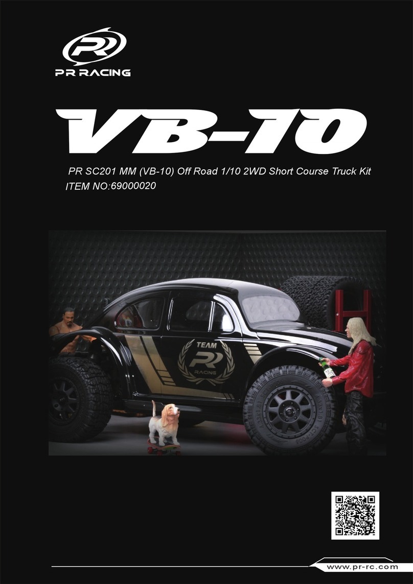 PR RACING VB-10 User manual