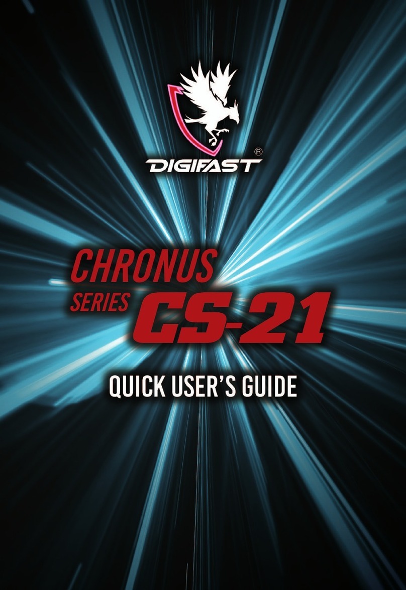 Digifast CHRONUS CS-21 Series Instruction manual